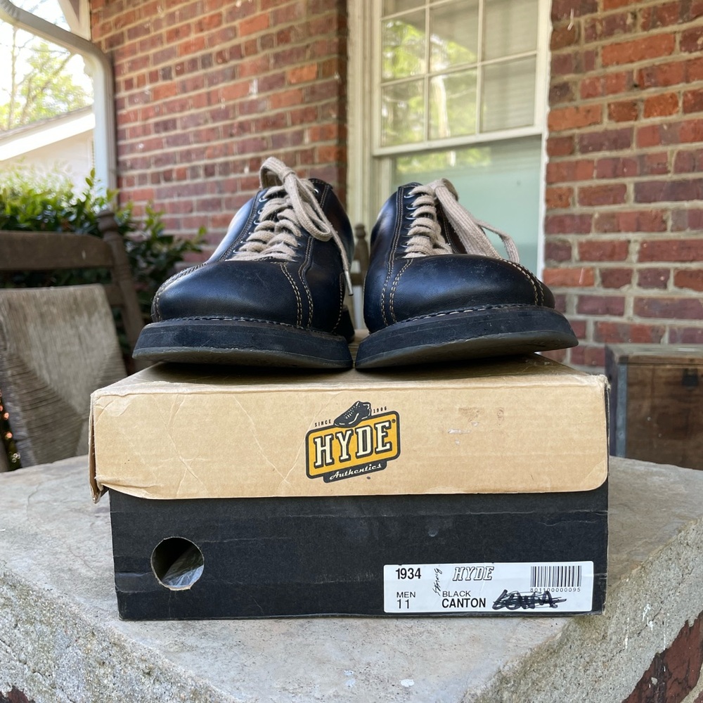 Men’s Hyde Black Leather Shoes